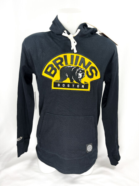 Mitchell Ness Pánská Mikina Boston Bruins Thermal Lightweight Hoodie Current Logo Velikost: