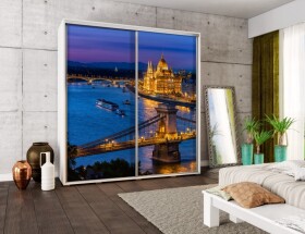 FRONTI Šatní skříň PENELOPA 205 Budapešť 6922
