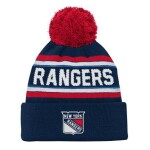 Outerstuff Dětská zimní čepice New York Rangers NHL 3Rd Jersey Jacquard Cuff Pom