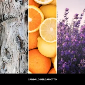 Millefiori Sandalo Bergamotto 500 ml / Náhradní náplň do aroma difuzéru / Dřevitá a kořeněná vůně (77RESB)