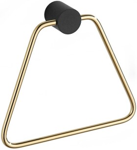 MEXEN - Aron držák ručníků, černá/zlatá 7088132-57
