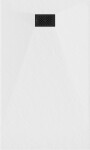 MEXEN/S - Hugo sprchová vanička SMC 140x70, bílá, krytka černá 42107014-B