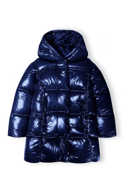 Kabát dívčí prošívaný Puffa, Minoti, 16coat 7, modrá - 104/110 | 4/5let
