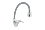 JB Sanitary Stojánková dřezová baterie SLIM, šedé flexi ramínko A10 17 08