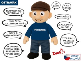Panáček Ostravak mluvící 32cm, Wiky, W061577