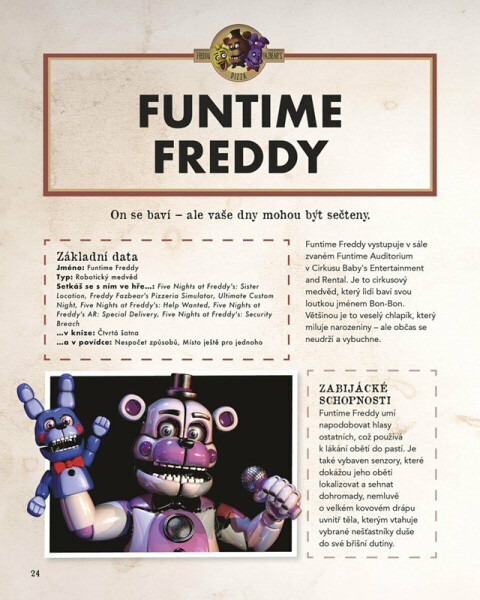 Five Nights at Freddy's: Oficiální encyklopedie postav - Scott Cawthon