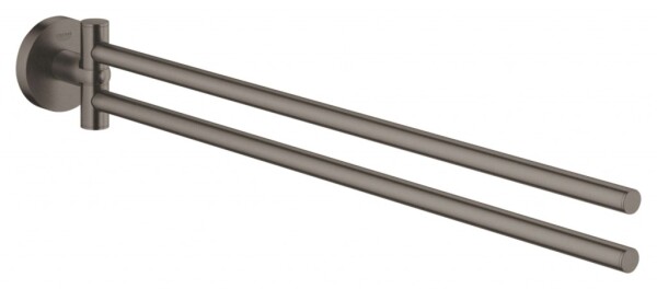 GROHE - Essentials Držák na ručníky, kartáčovaný tmavý grafit 40371AL1
