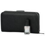 Trendy dámská koženková peněženka MaxFly Fabriz, černá