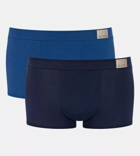 Pánské boxerky GO Natural Hipster C2P - BLUE - modré M008 - SLOGGI BLUE S
