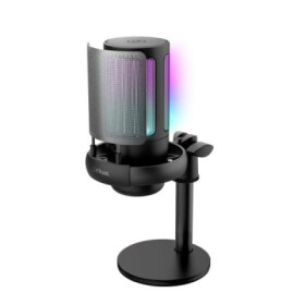 TRUST mikrofon GXT238 Auron, USB-C, RGB, černá EDF_1667678