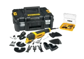 DeWALT DWE315KTA / Oscilační multibruska s příslušenstvím / 300 W / 22.000 kmitů-min (DWE315KTA)
