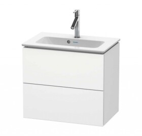 DURAVIT - L-Cube Umyvadlová skříňka 55x62x39 cm, 2 zásuvky, bílá mat LC625601818