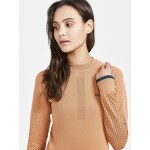 Běžecké tričko CRAFT ADV Warm Intensity LS oranžová Velikost textilu: