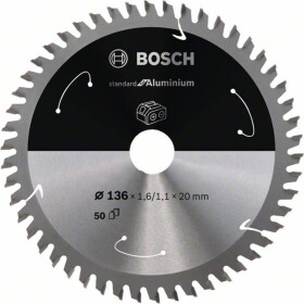 Bosch Accessories 2608837754 2608837754 pilový kotouč 136 x 20 mm Počet zubů (na palec): 50 1 ks