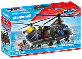 Záchranářská helikoptéra speciální jednotky - Playmobil