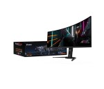 GIGABYTE LCD - 49" Gaming monitor AORUS CO49DQ, OLED, 5120x1440 DQHD 32:9, 144Hz, 1.5M:1, 250cd/m2, 0.03ms, 2xHDMI, 1xDP EDF_1541113