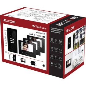 Bellcome Advanced 7 Video-Kit 3 Familie domovní video telefon kabelový kompletní sada 20dílná černá