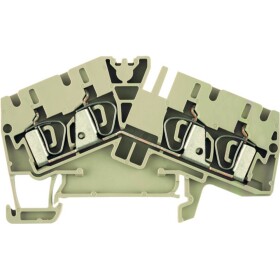 Weidmüller 1806980000-100 řadová svorka průchodky pružinová svorka Tmavě béžová 100 ks