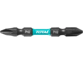 TOTAL-TOOLS Hroty oboustranné PH2+PH2 65mm 10 ks (TACIM16PH233)