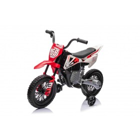 Mamido Dětská elektrická motorka Cross Pantone 361C červená