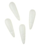 Dílky z polystyrenu - mrkve 8 cm (4 ks)