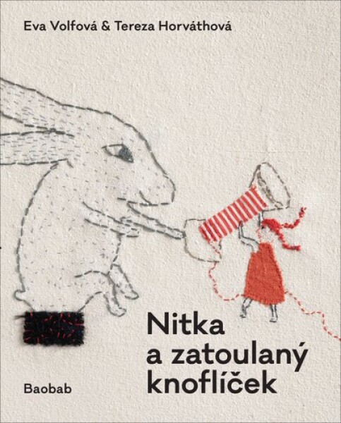 Nitka zatoulaný knoflíček