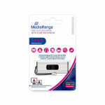 MediaRange MR917 64GB stříbrná / Flash Disk / USB-A 3.0 / čtení: 80MBs / zápis: 25MBs (MR917)