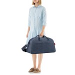 Cestovní taška Reisenthel Overnighter Herringbone dark blue