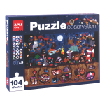 Edukační puzzle Apli - Les, 104 ks, 6+