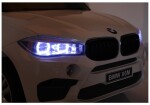 Mamido Elektrické autíčko BMW X6 M dvoumístné XXL bílé