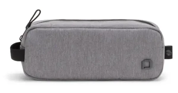 Dicota Eco Motion světle šedá / Pouzdro na příslušenství / recyklovaný polyester / 23 x 9 x 8 cm (D31882-RPET)