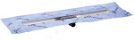 I-Drain - Linear 54 Nerezový sprchový žlab, délka 900 mm, s hydroizolací ID4M09001X1