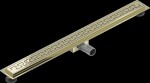 MEXEN/S - Flat M15 odtokový žlab 100 cm zlatý 1524100-15