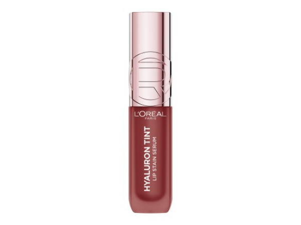 L'Oréal Paris Tekutá rtěnka Hyaluron Tint Lip Stain Serum 521 Bordeaux Please 5 ml