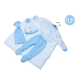 Llorens M635-71 obleček pro panenku miminko NEW BORN velikosti 35-36 cm