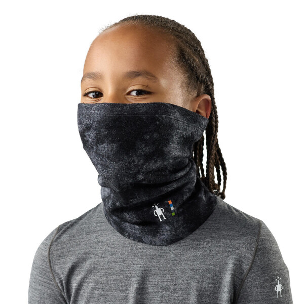 Dětský merino nákrčník SMARTWOOL Kids' Thermal Merino Neck Gaiter, Black Tie Dye velikost: SM