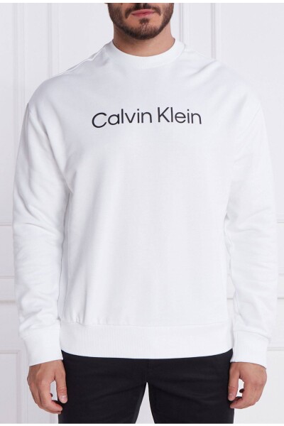 Calvin Klein K10K112772 mikina bílá