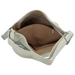 Praktická dámská koženková kabelka/batoh Ida new, světle šedá