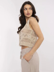 Jumper D93076J90849A béžový L/XL