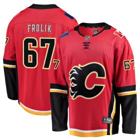 Fanatics Pánský Dres Calgary Flames #67 Michael Frolik Breakaway Alternate Jersey Distribuce: USA