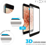 FIXED 3D Full-Cover Ochranné tvrzené sklo pro Apple iPhone X černá / přes celý displej / 0.33 mm (FIXG3D-230-033BK)