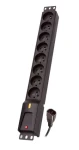 LZRM 810 BW PDU / Zásuvková lišta do racku / IEC 320 / 10 A / 1,5 m kabel / vypínač (1966004970)