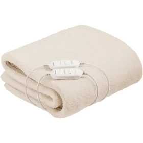 SENCOR SUB 291 béžová / vyhřívací deka / 2x60W / 2 stupně teploty / 160 × 140 cm (8590669105472)