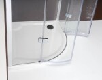 GELCO LEGRO Čtvrtkruhový sprchový kout 1000x1000 čiré sklo, GL5510 GL5510