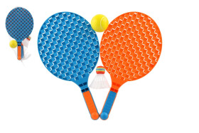 Sada na soft tenis 2 pálky + míček + košíček