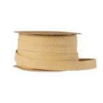 Ib Laursen Bavlněná stuha na špulce Wheat Straw – 5 m, zelená barva, žlutá barva, textil