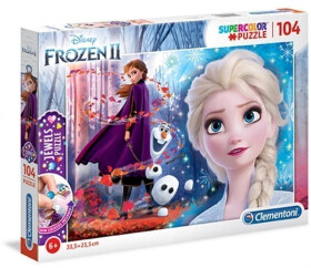 Clementoni Puzzle Jewels - Frozen 2, 104 dílků - Scamp