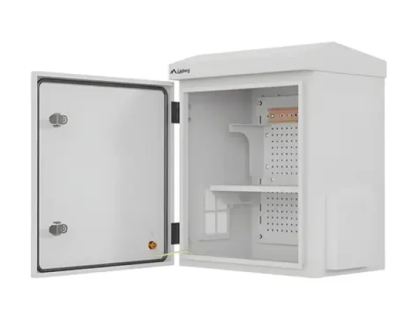 10" nástěnná rack skříň IP55 šedá / Nástěnná skříň / hermetická / 320x220x400 mm / montáž na zeď/sloup (WAH1-3240-00S)