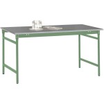 Manuflex LD1113.6011 ESD ESD pracovní stůl UNIDESK s kaučuk deska, rezedově zelená RAL 6011, Šxhxv = 2000 x 800 x 720-73