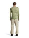 Pánské merino triko dlouhý rukáv ICEBREAKER Mens Merino 125 Cool-Lite Sphere III LS Tee, Lichen velikost: L